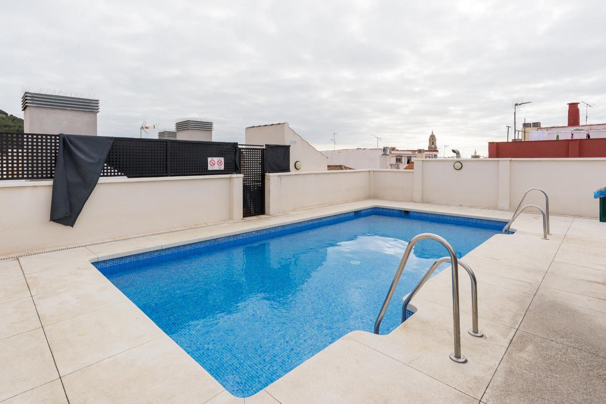 Historic Centre + Rooftop + Parking Malaga Zewnętrze zdjęcie